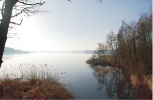 Der Mellensee mit Eingang Nottekanal